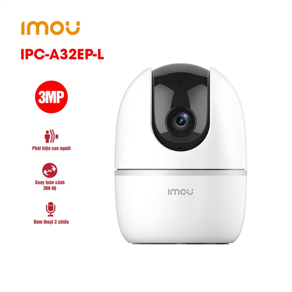 Camera Imou IPC-A32EP-L quay quét độ phân giải 2K (3.0MP)